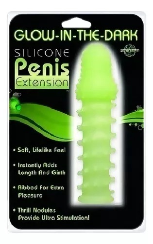 FUNDA EXTENSORA PENIS GLOW IN THE DARK