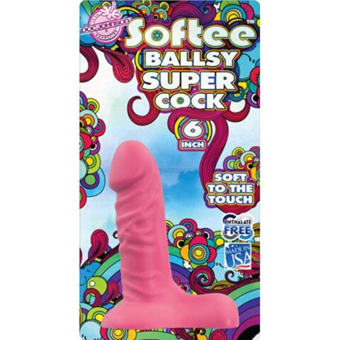 DocJ Softee BALLSY Super Cock 6" Candy AZUL
